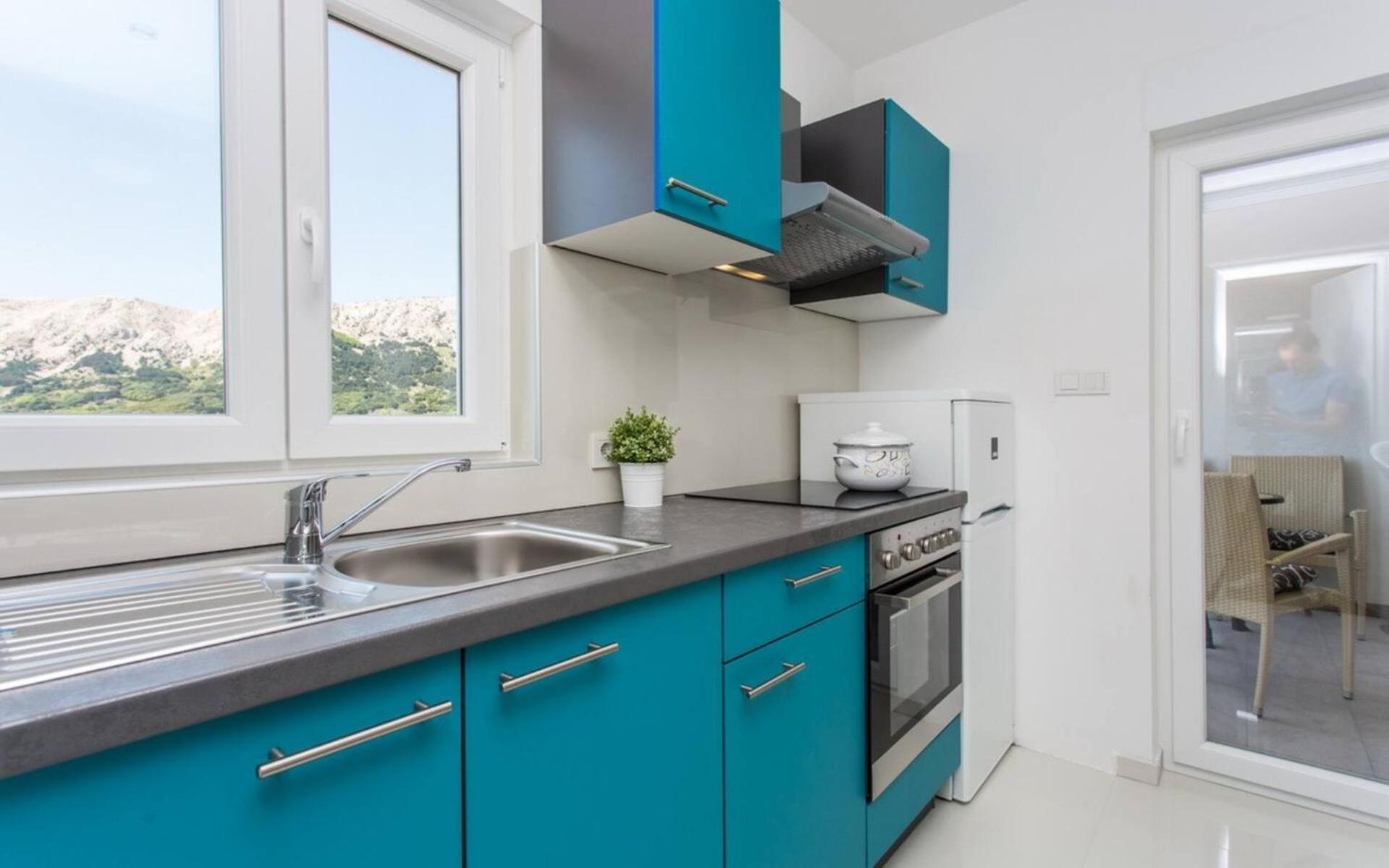 Apartments Bernardeta 1 Baska  Bagian luar foto